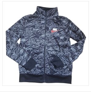 Nike Boys All Over Print Track Jacket Size Small(4-5)
